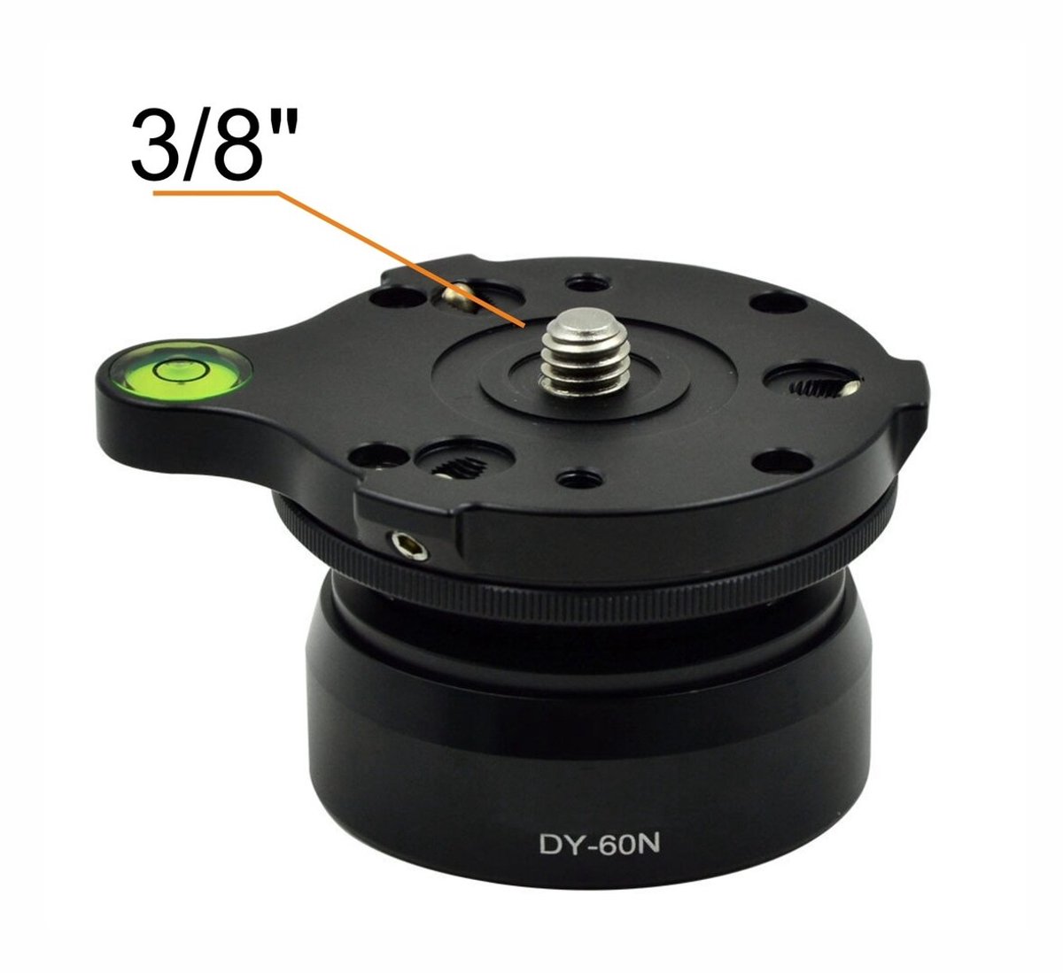 Statief Leveling Base / Precisie Waterpas Statiefkop Leveler - Type DY-60N