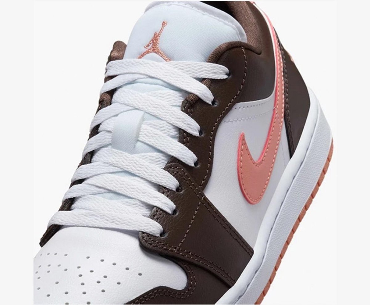 Nike Jordan 1 Low Peach Sneakers Unisex Bruin