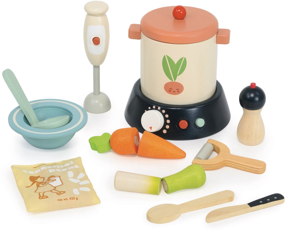 TENDER LEAF Playing - Soepmaker - 21X19X14,50Cm - Met Accessoires - 3 Jaar