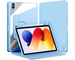 Hoes geschikt voor Xiaomi Redmi Pad 2 Pro 12.1 inch – 360° draaibaar – Met pencil houder – Blauw