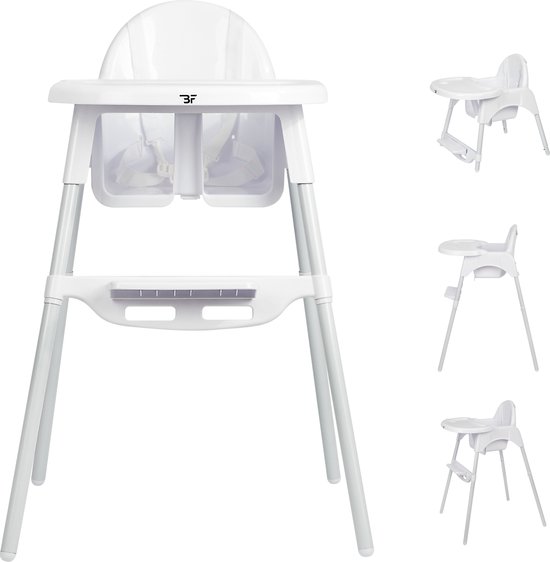 Bebies First Kinderstoel 3 In 1 Sella Wit