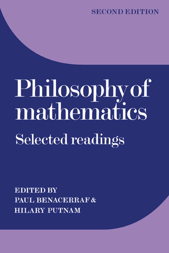 Philosophy Of Mathematics - cover