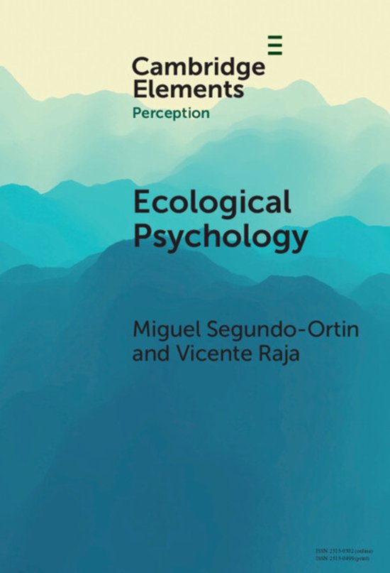 Elements in Perception- Ecological Psychology - cover