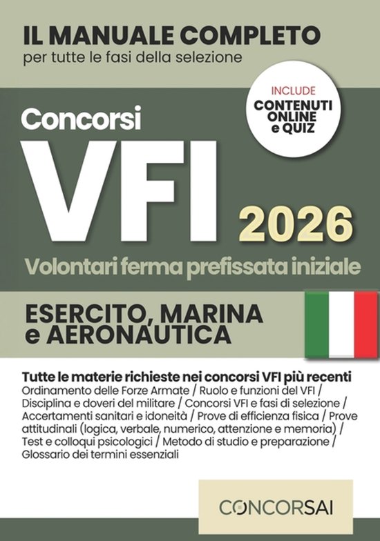 CONCORSO VFI - Esercito, Marina e Aeronautica - cover