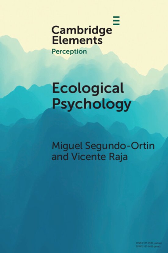 Elements in Perception- Ecological Psychology - cover