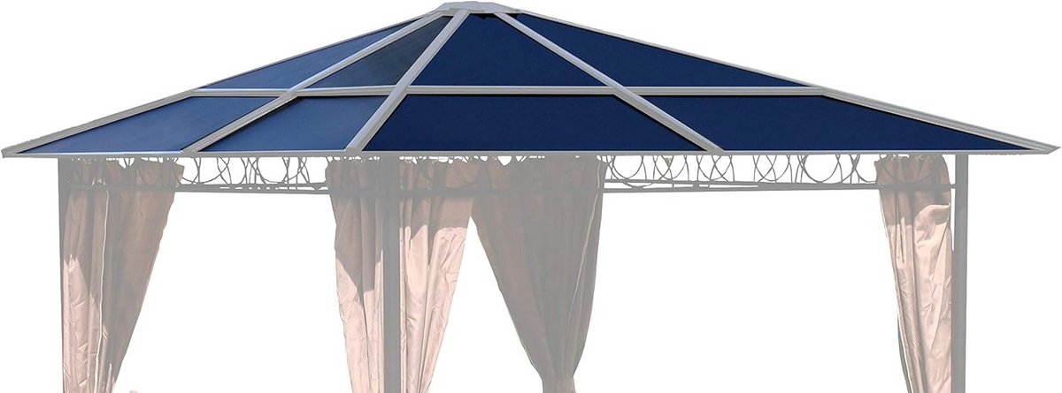 Vervangende Dakpanelen Polycarbonaat voor 3x3m Hardtop Paviljoen
