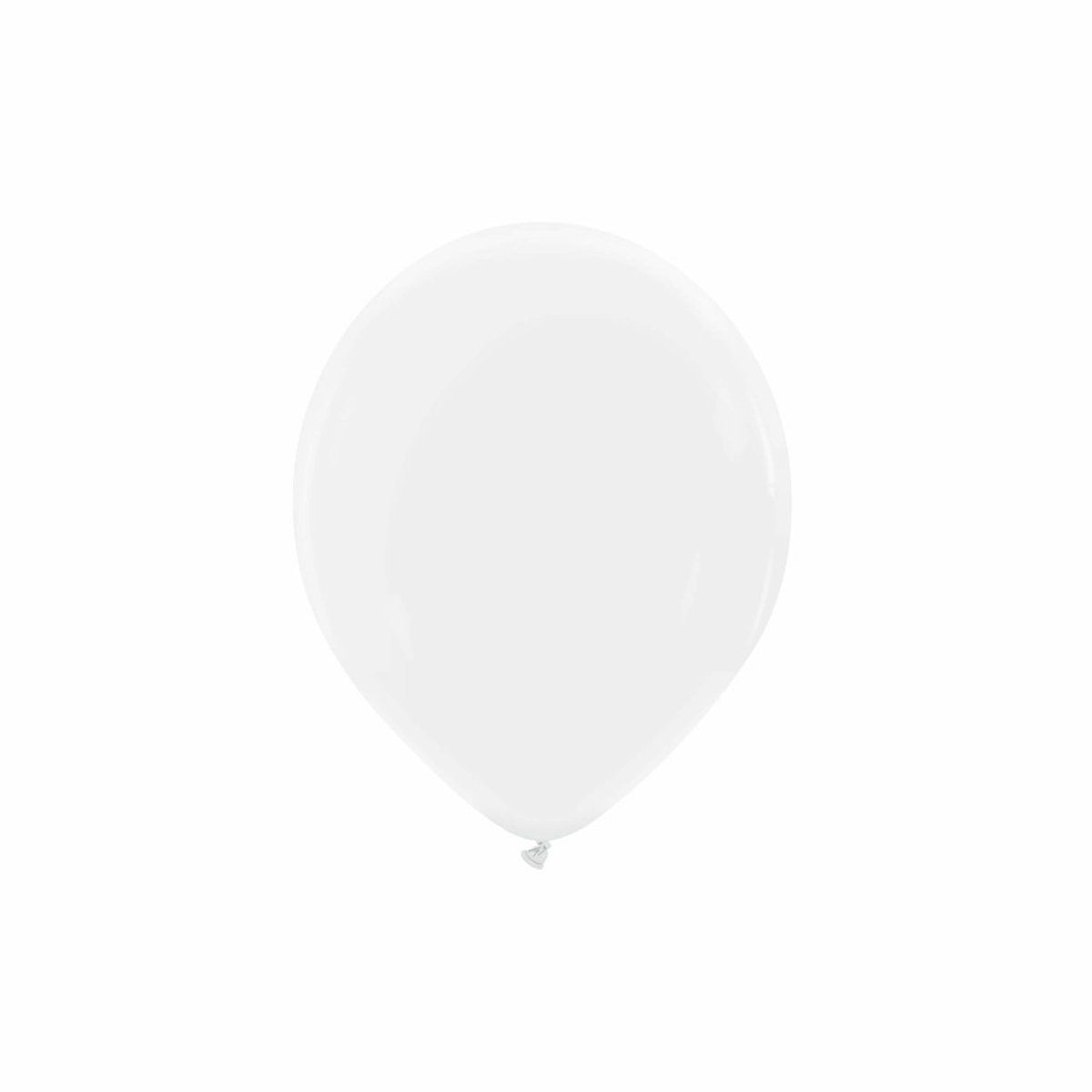 MINI latexballonnen 5 inch (13 cm) WIT / White Snow – ca. 100 stuks – professionele decoratie : lucht (helium : zie text ) Biologisch afbreekbare