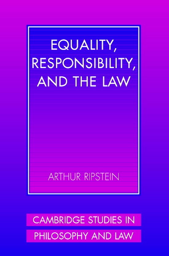 Equality, Responsibility, and the Law - cover