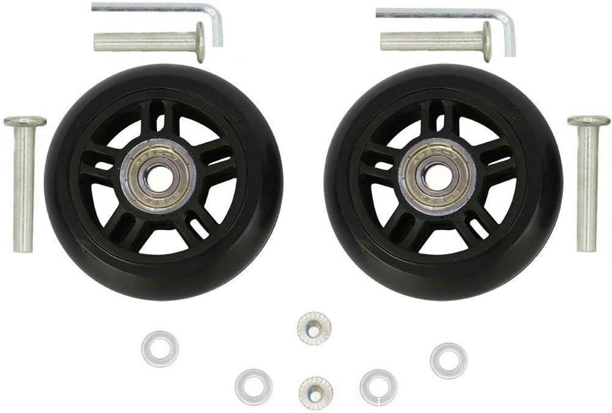 Set reservewielen voor koffers en skates - Diverse maten