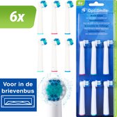 Opzetborstel Oral B 6x - Tandenborstel Opzetborstel - Opzetstukjes Tandenborstel Oral B - Wit - Optismile
