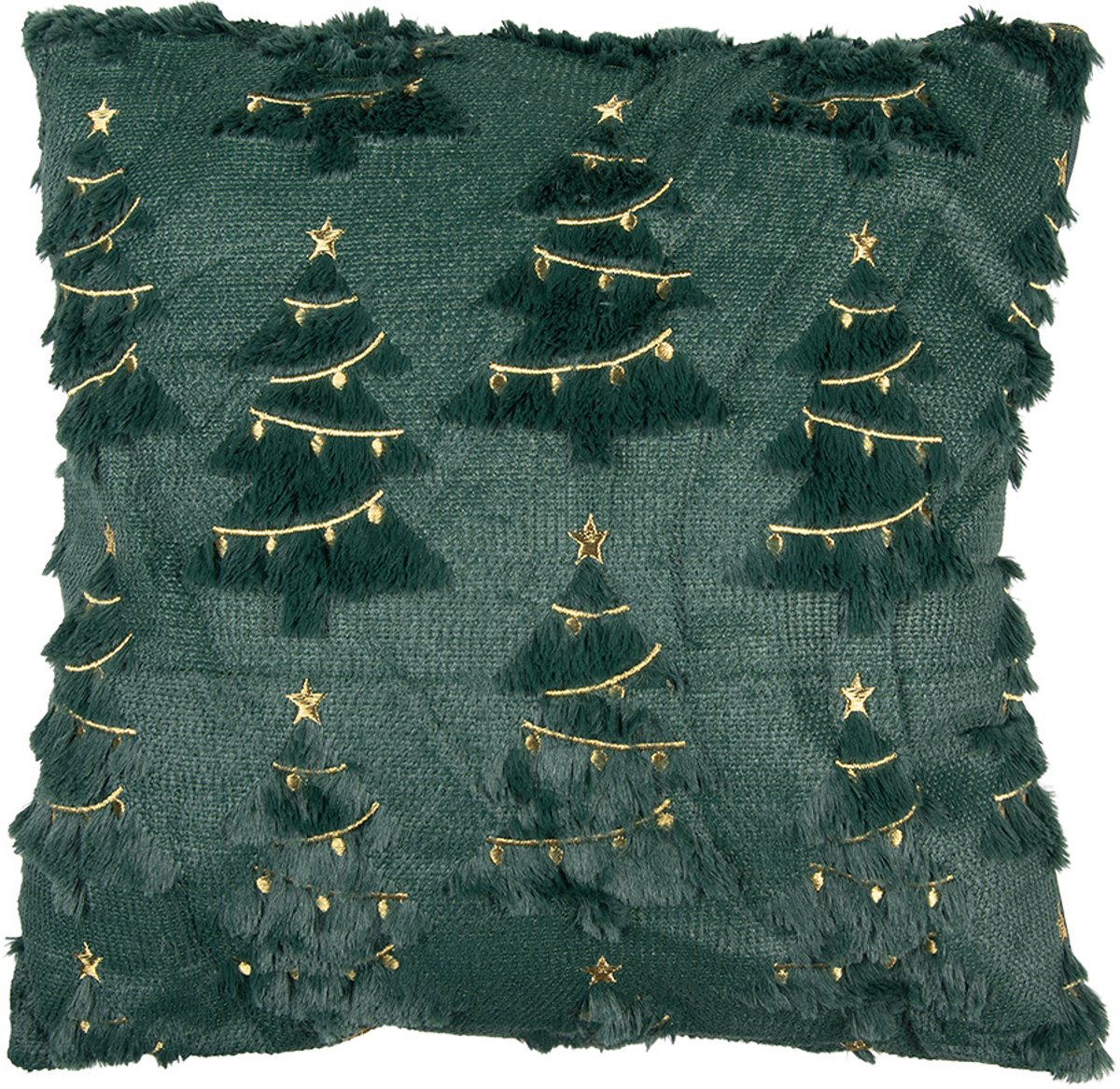 Sierkussen 45x45 cm Groen Synthetisch