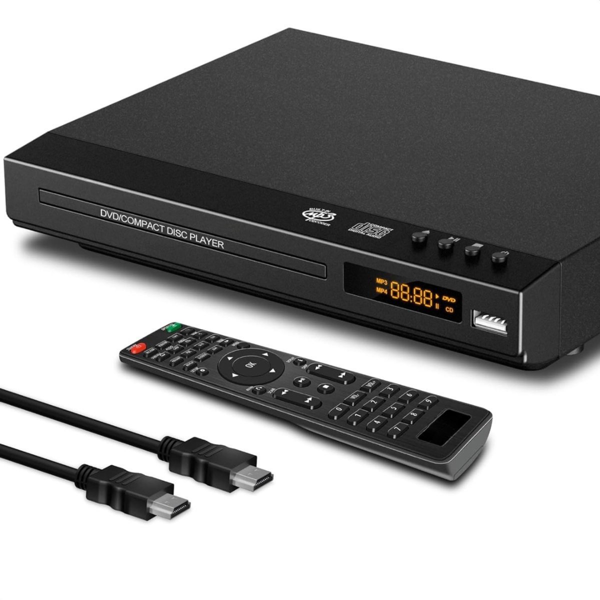 NBAP® DVD Speler met HDMI - Blu Ray Spelers - Externe DVVD Speler - Zwart