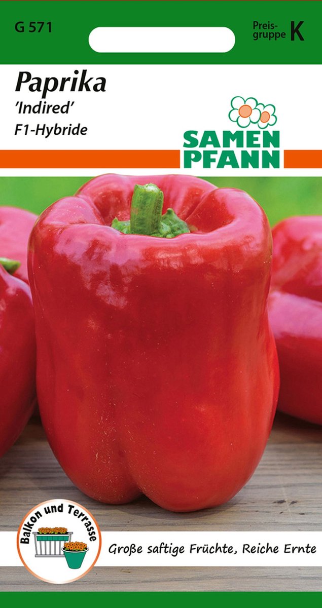 Paprika, Indirect F1 - Groentezaden Paprikazaden