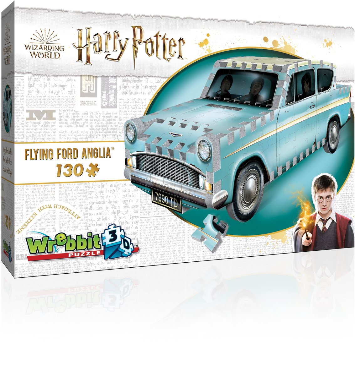 Wrebbit Wrebbit 3D puzzel - Harry Potter vliegende Ford Anglia (130).