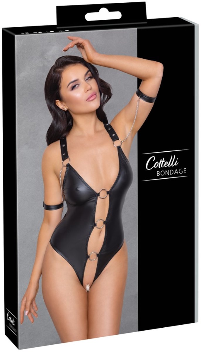 Wetlook Body - Zwart