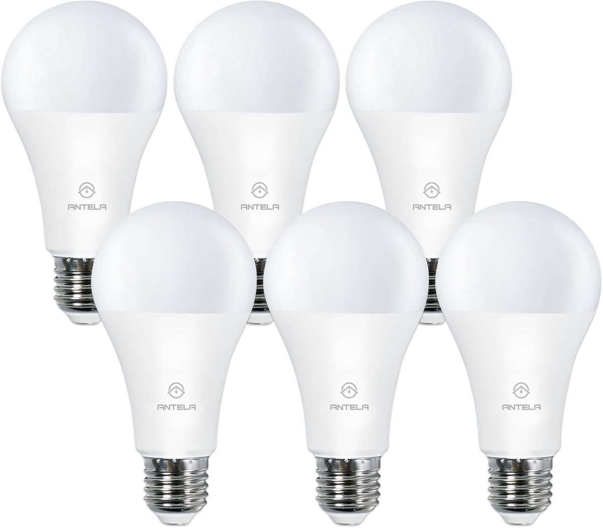 Set van 6 E27 LED Lampen 14W 1521 Lumen Koel Wit 6500K