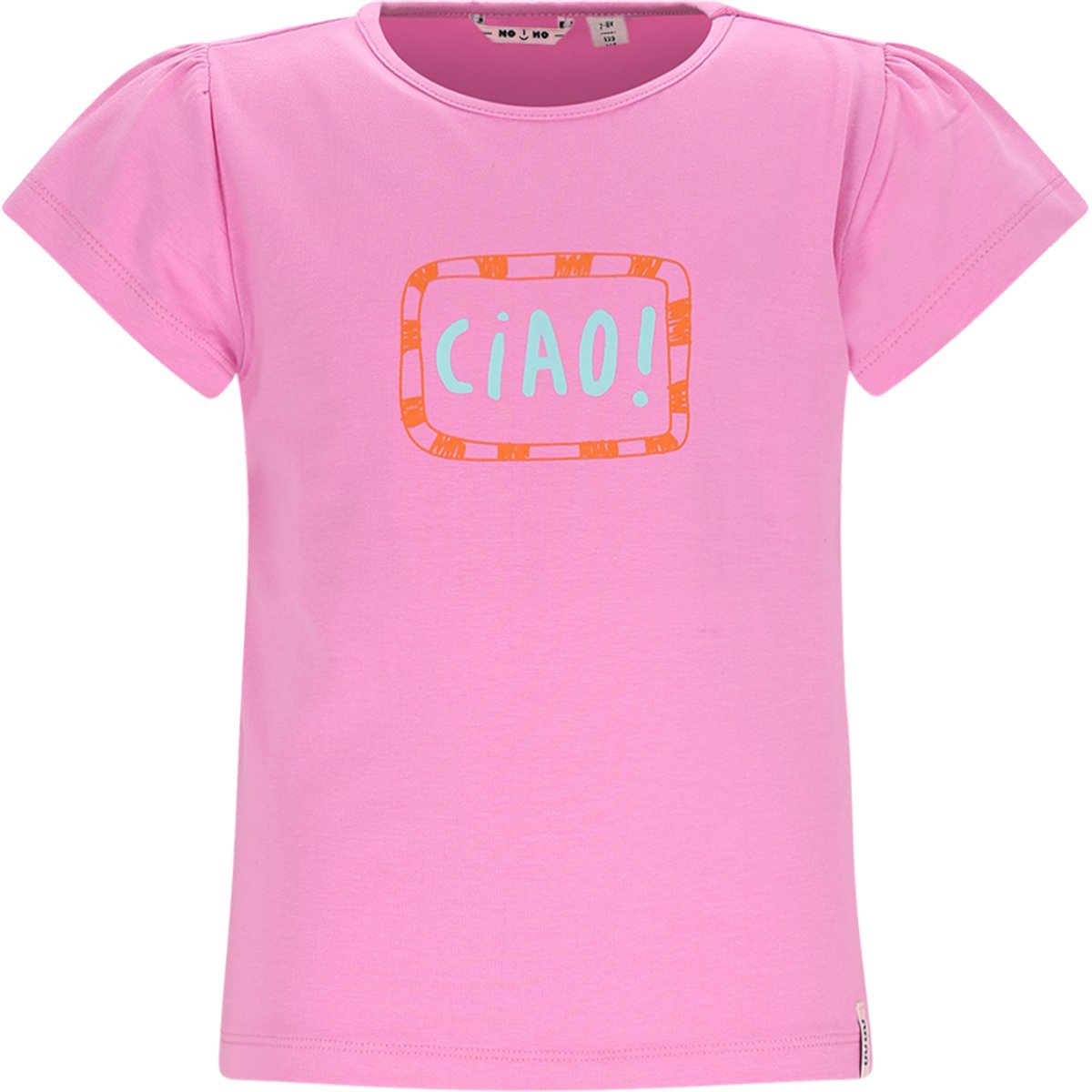 NONO N602-5400-265_116 Meisjes T-shirt Kiss - Maat 116