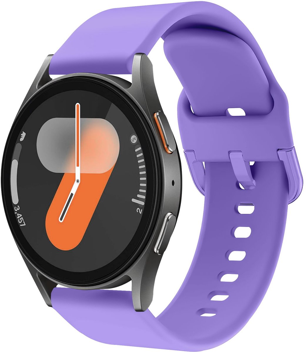SBG Universeel 20MM Horloge Bandje / Smartwatch Bandje Siliconen Lila