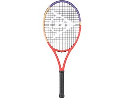 Dunlop- Tennis Racket- TRISTORM TEAM 100 G1- Red/Peach/Purple