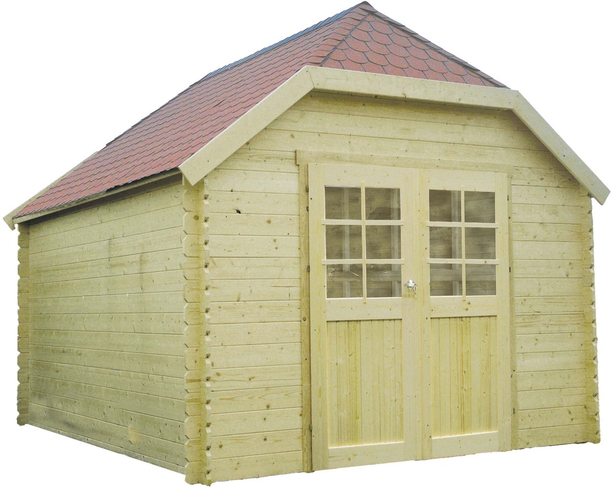 Bol.com Solid tuinhuis 'Limerick' geïmpregneerd hout 10 m² aanbieding