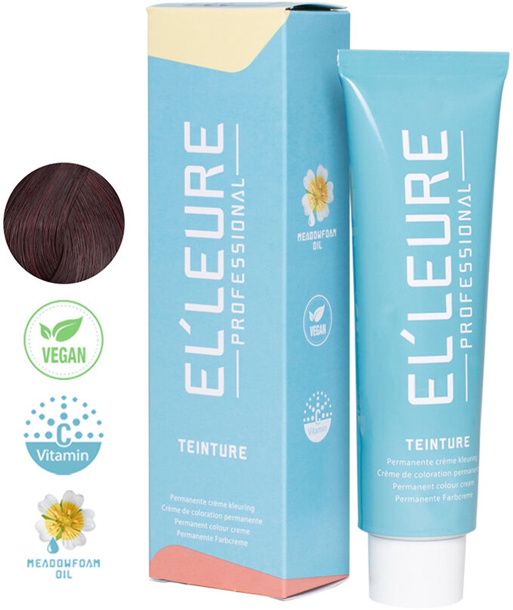 Elleure Haarverf - Teinture 7.7 midden violetblond - 100 ml