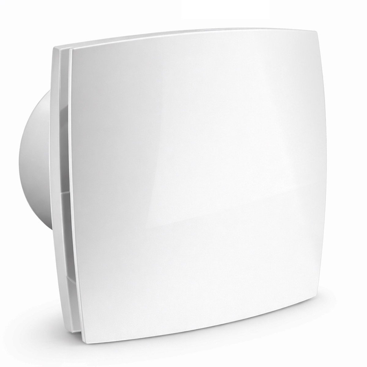 Badkamerventilator Ø 125 mm Silent met vochtsensor en timer wit