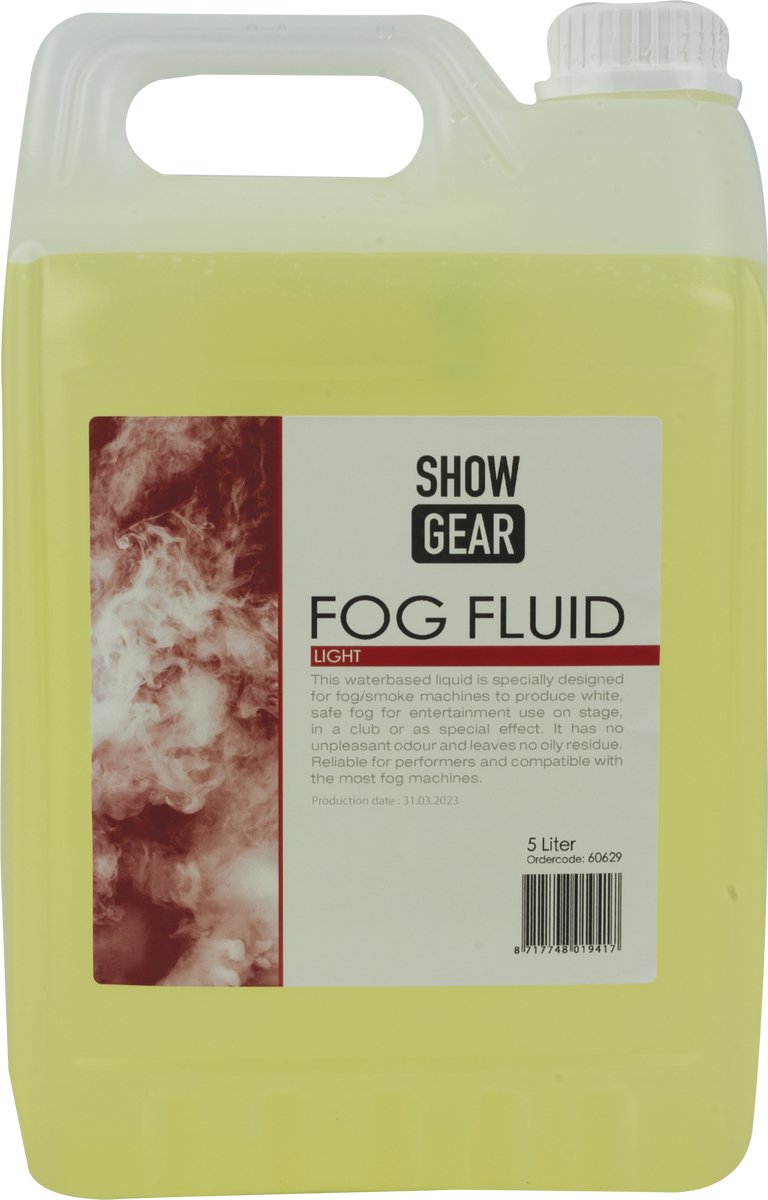 Showtec Showtec lichte rookvloeistof, 5 liter Home entertainment - Accessoires
