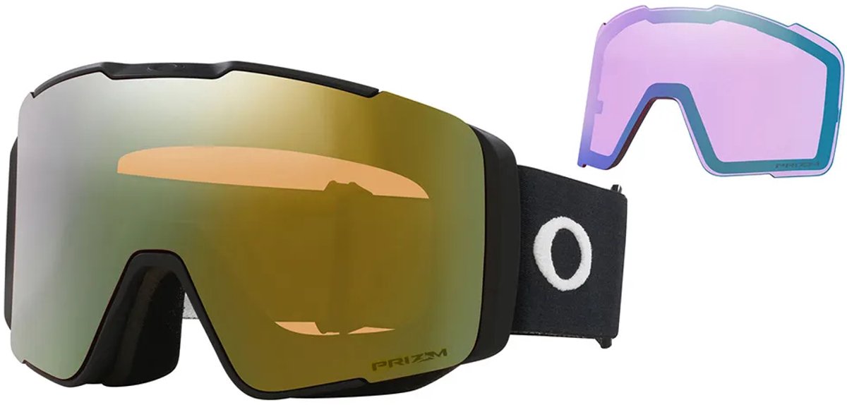 OAKLEY LINE MINER PRO L SKIBRIL MATTE PRIZM SNOW SAGE PRIZM ICED Zwart