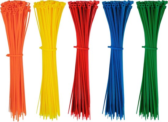 Ritsbanden 200 mm x 2,8 mm - 500 stuks - Nylon zelfsluitend - Voor DIY