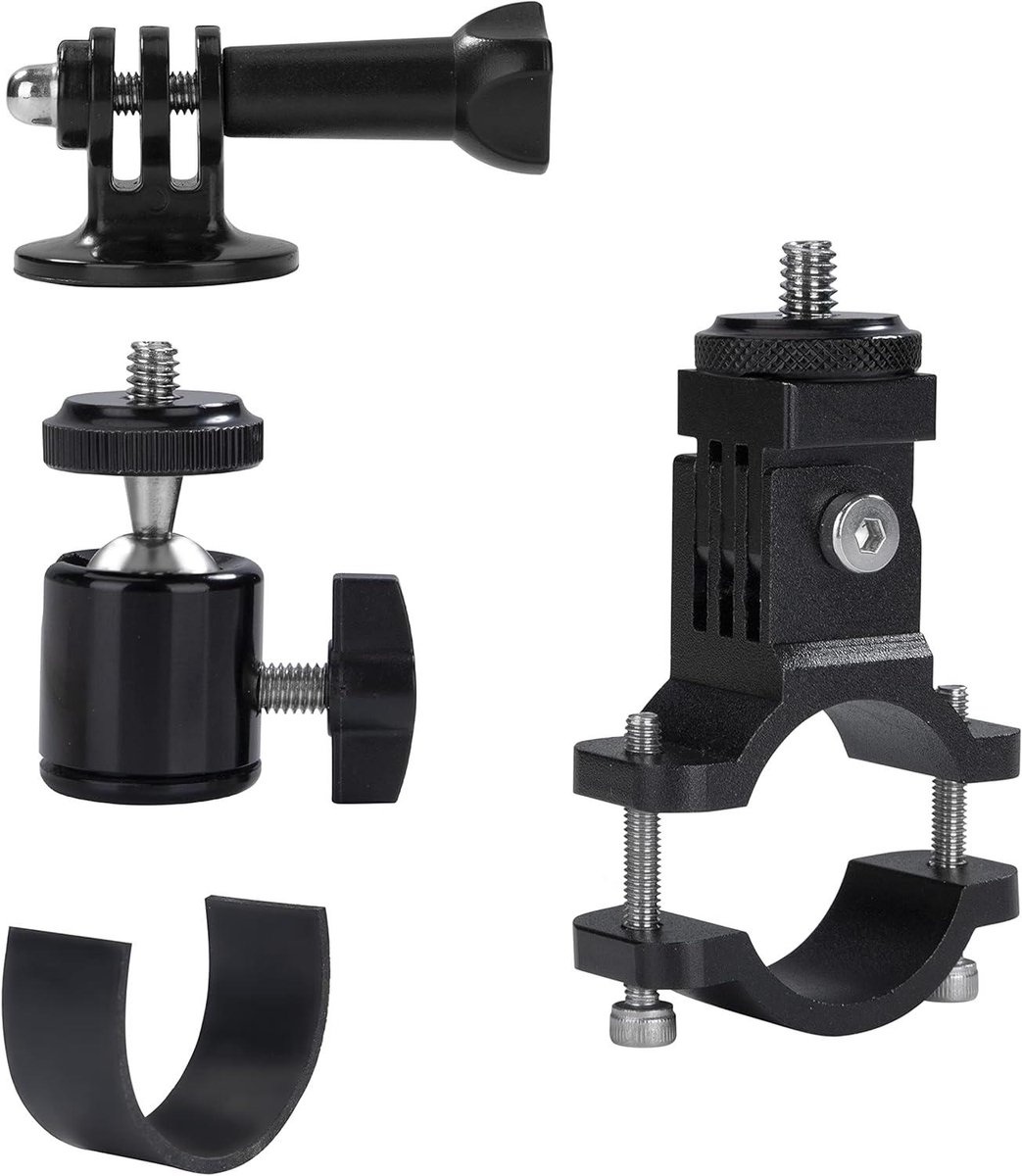 Camerahouder voor fiets met 360 graden draaibare motorhouder voor actiecamera's