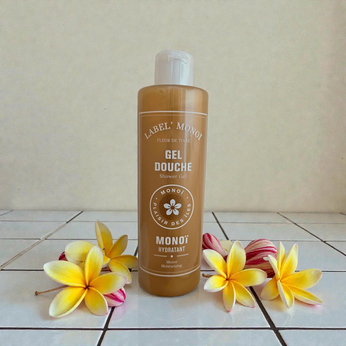 Label Monoï douche gel met Monoi geur 250 ml