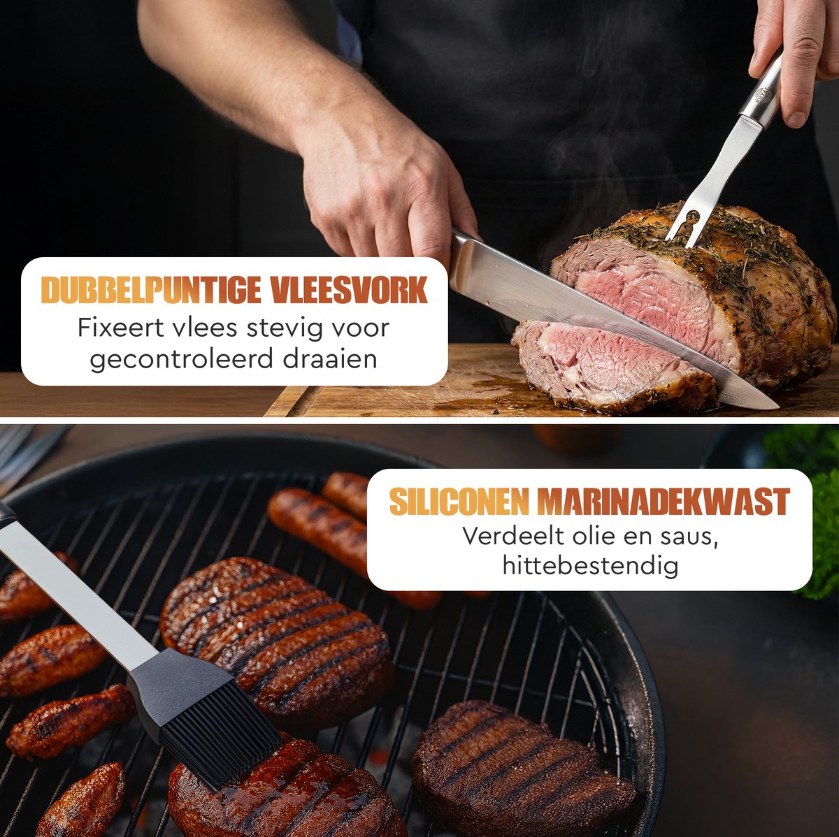 ROYAL ROYAL CARNIVORE BBQ Accessoireset - afbeelding 4