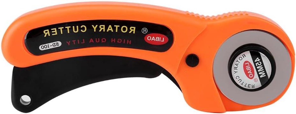 Draaibare Rolmes - 45 mm snijmes voor stof, papier en leer - Handig en veelzijdig in gebruik.