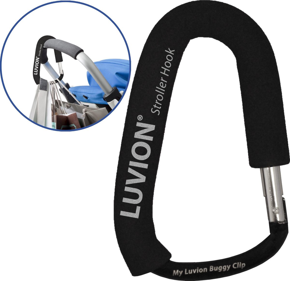 LUVION® - Buggy haak / Kinderwagen tassenhaak - Luvion