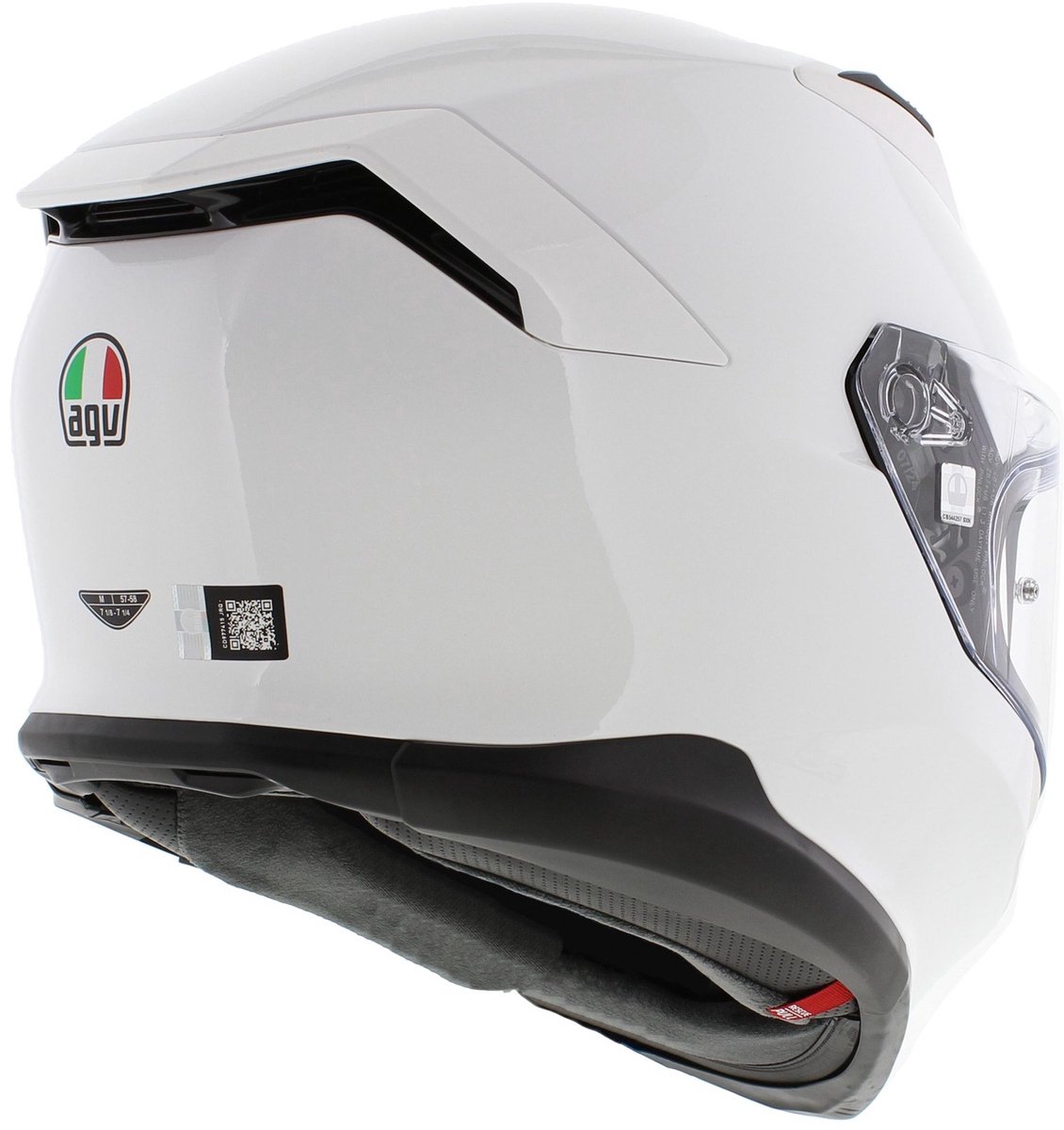 AGV K7 Mono Wit Integraalhelm - Helm – foto 8