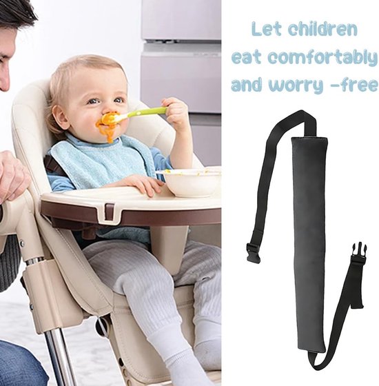 2 stuks Universal Baby Seat Strap, Universal Baby Seat Strap, Child Safety Strap, Child Safety Belt, City Belt, Seat Belt Clip, Suitable for Baby Bouncers, Chairs and Karters (Black) van Merkloos — afbeelding 5