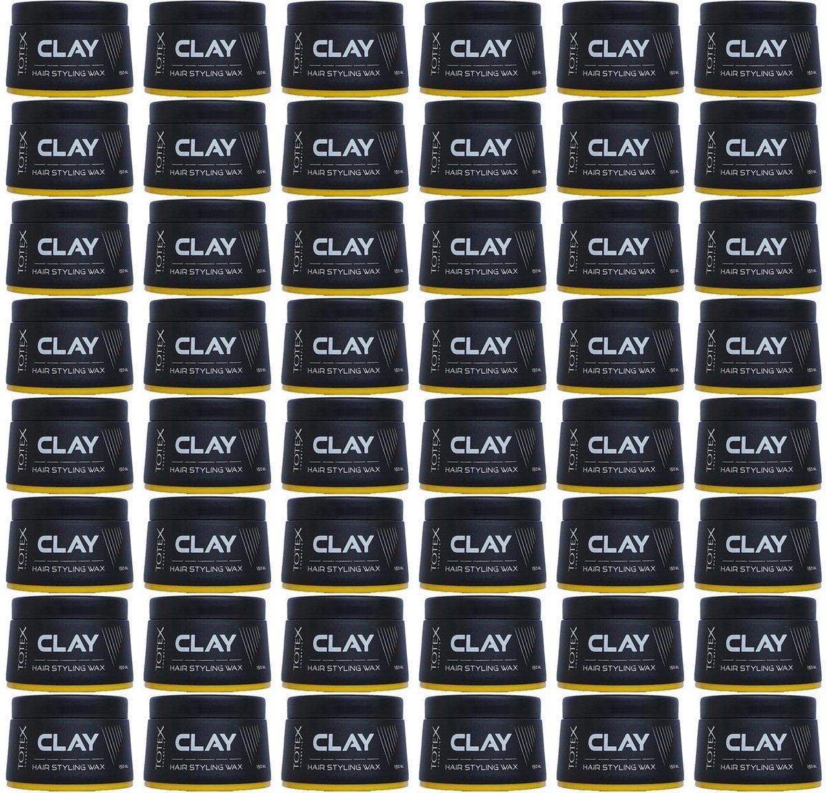 Totex Cosmetic Clay Hair Styling Wax 48 x 150 mL