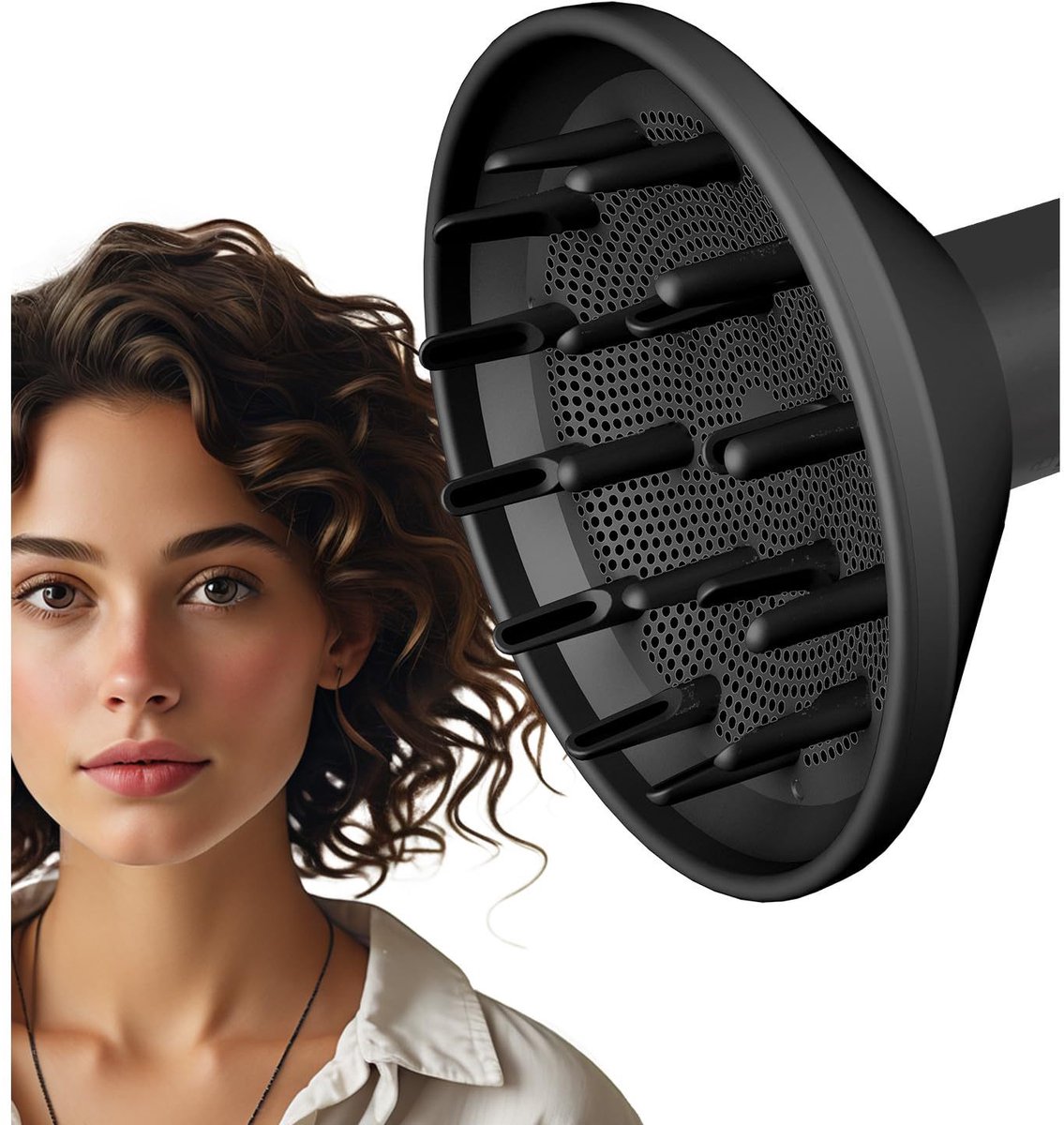 Geschikt voor Shark Flexstyle krultang mondstuk accessoires - krultang diffuser