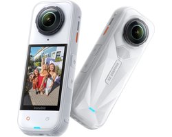 Insta360 - X5 Satin White Limited Edition - 8K 360° Video - Action Camera - 360 Camera voor Vlog & Sport - Waterproof