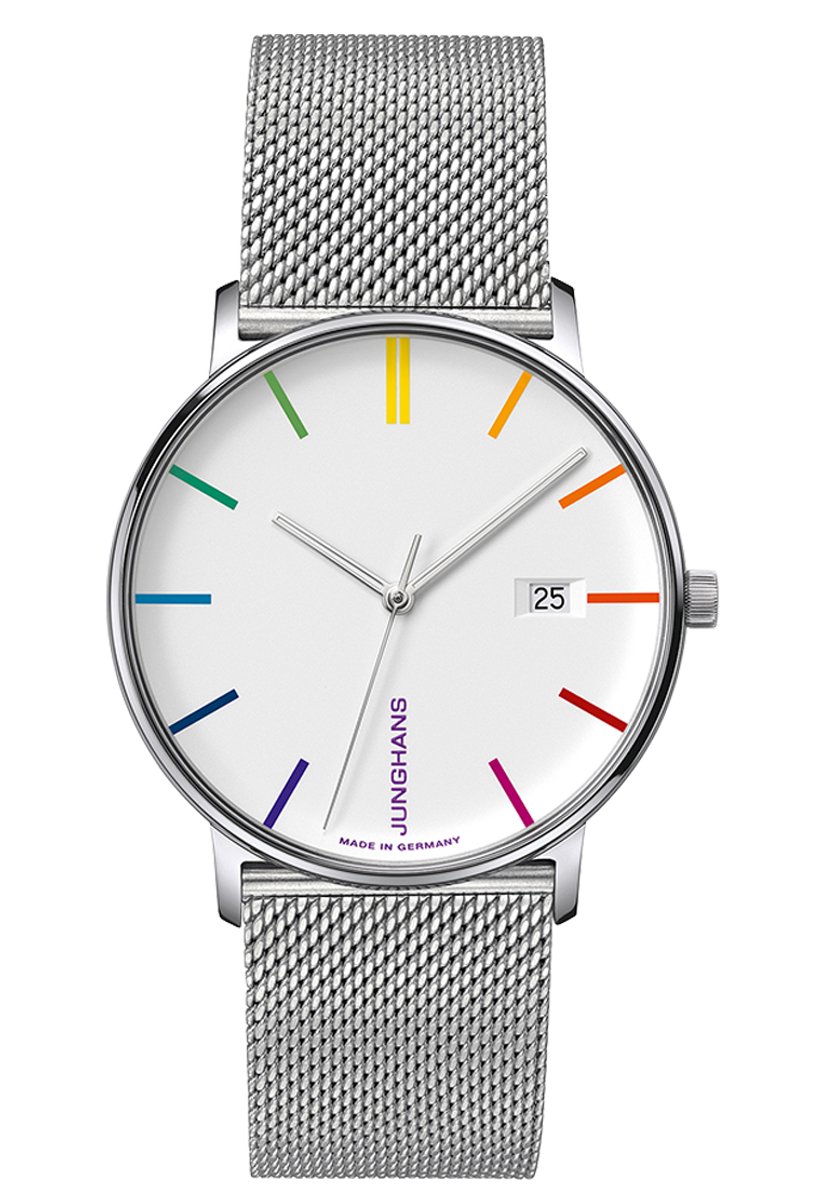 Junghans Form Quartz Bauhaus horloge 41-4580.44 - heren horloge - dames horloge - cadeautip