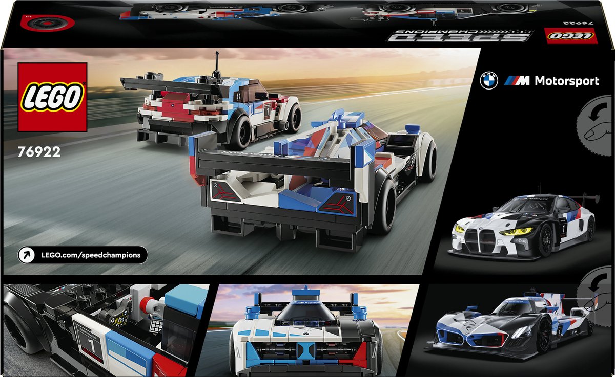 LEGO Speed Champions BMW M4 GT3 & BMW M Hybrid V8 racewagens - 76922 — afbeelding 17