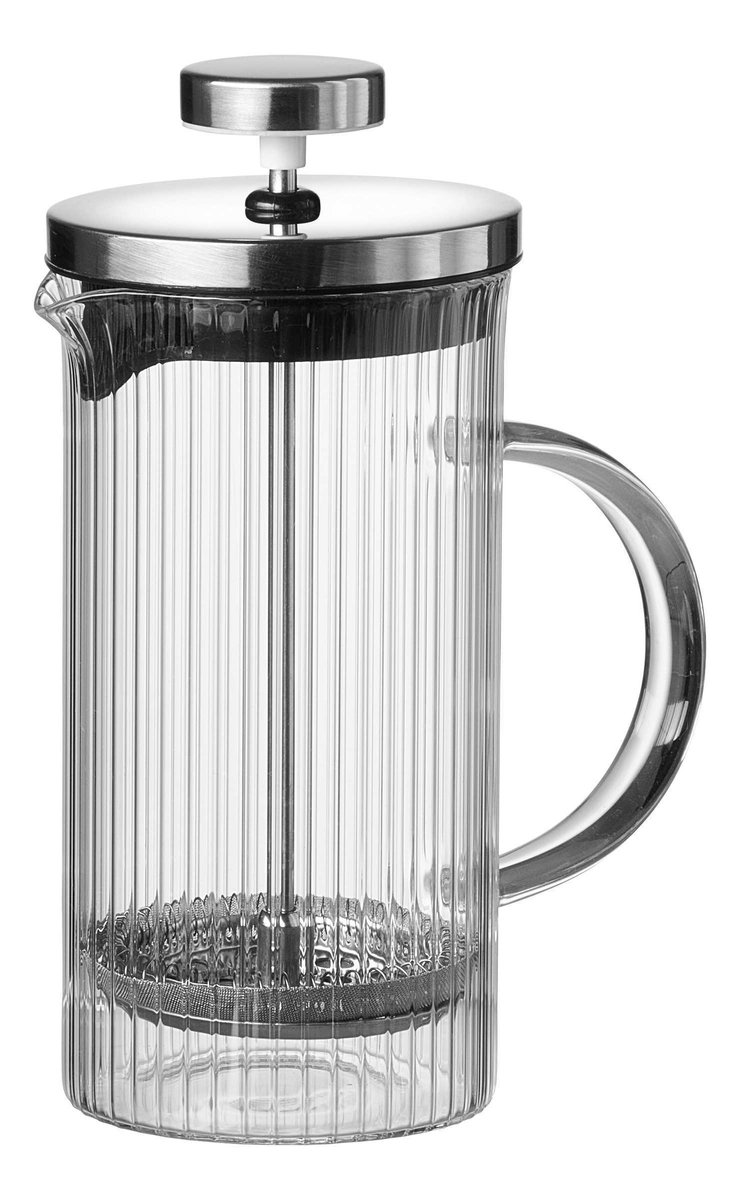 Jive French Press Koffiezetapparaat – 350 ml – Glazen Cafetière – Voor Slow Coffee & Melkschuim – Inclusief Cadeauverpakking