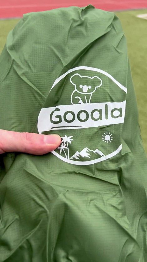 Gooala Xplore Slaapmat - Zelfopblazend met ingebouwde Pomp - Luchtbed Kamperen - Groen