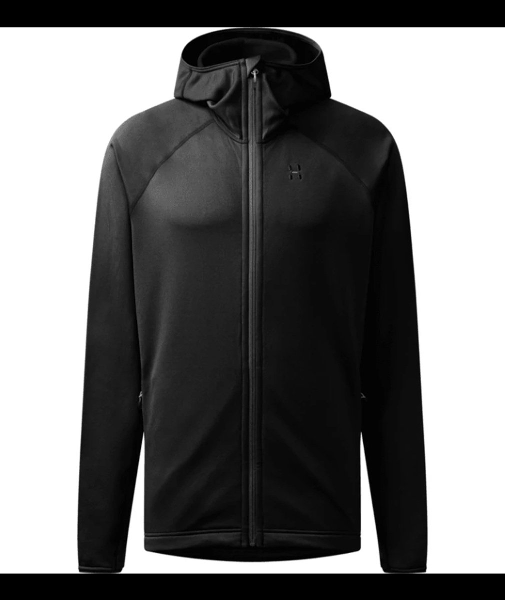 Magma Mid Hood Fleece Heren True Zwart