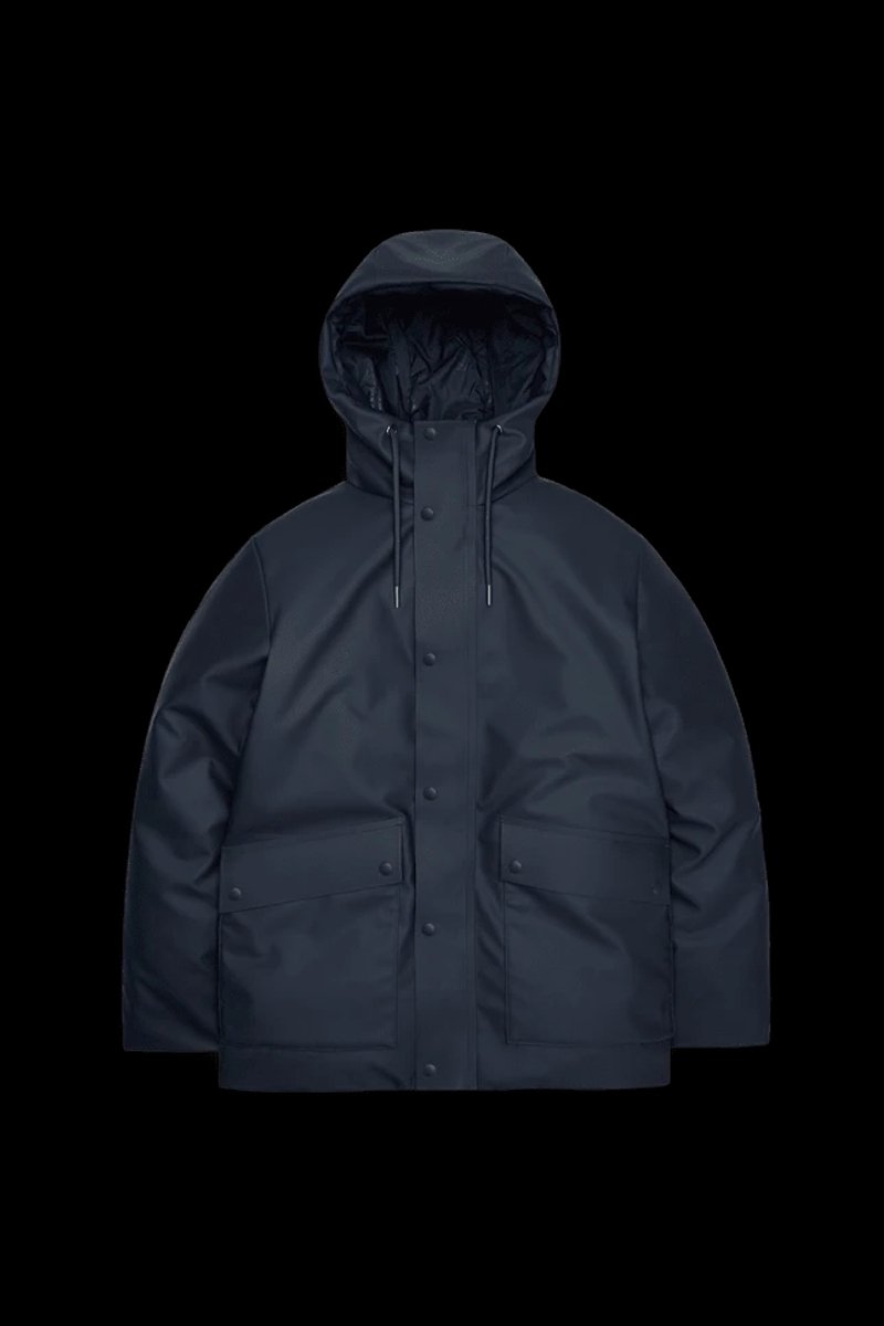 Rains Nome Parka W3T3 Matt Blauw