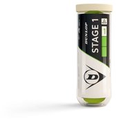 Dunlop Stage 1 Tennisballen - 3 stuks- groen/geel