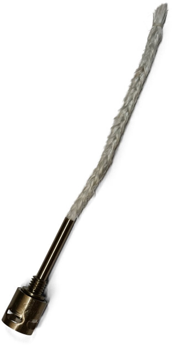 Peri Living - Lont + Lont Houder - Brander - Messing - Wickholder Brass - Olielamp Onderdeel - 1 stuk - glasvezel