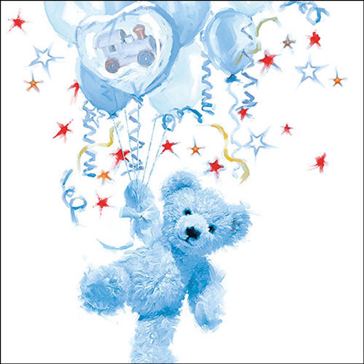 Ambiente servetten - 33x33cm - 20 stuks - Teddy Blue