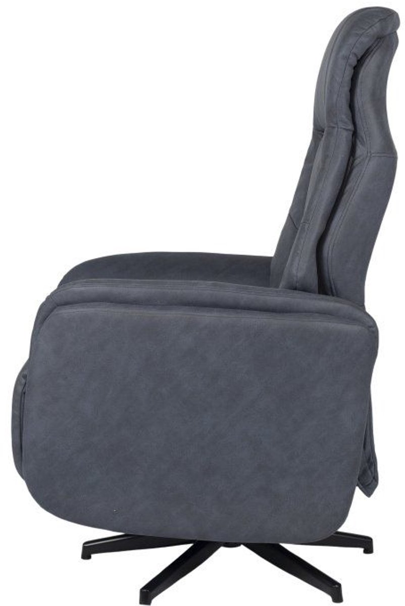 Elektrische Relaxstoel - Elektrische Stoel - Relaxfauteuil - Stoel met Elektrische Bediening - Draaibare Stoel - Comfortabele Zachte Stoel - Verstelbare Relaxstoel - Draaibaar - Elektrisch - 135 kg Draagvermogen - 118 x 73 x 83 cm - Donkergrijs – foto 6