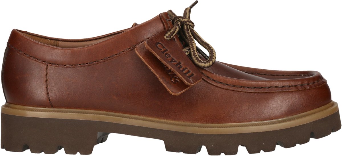 Clarks Schnürschuhe Cleyhill Seam donkerbruin-zwart